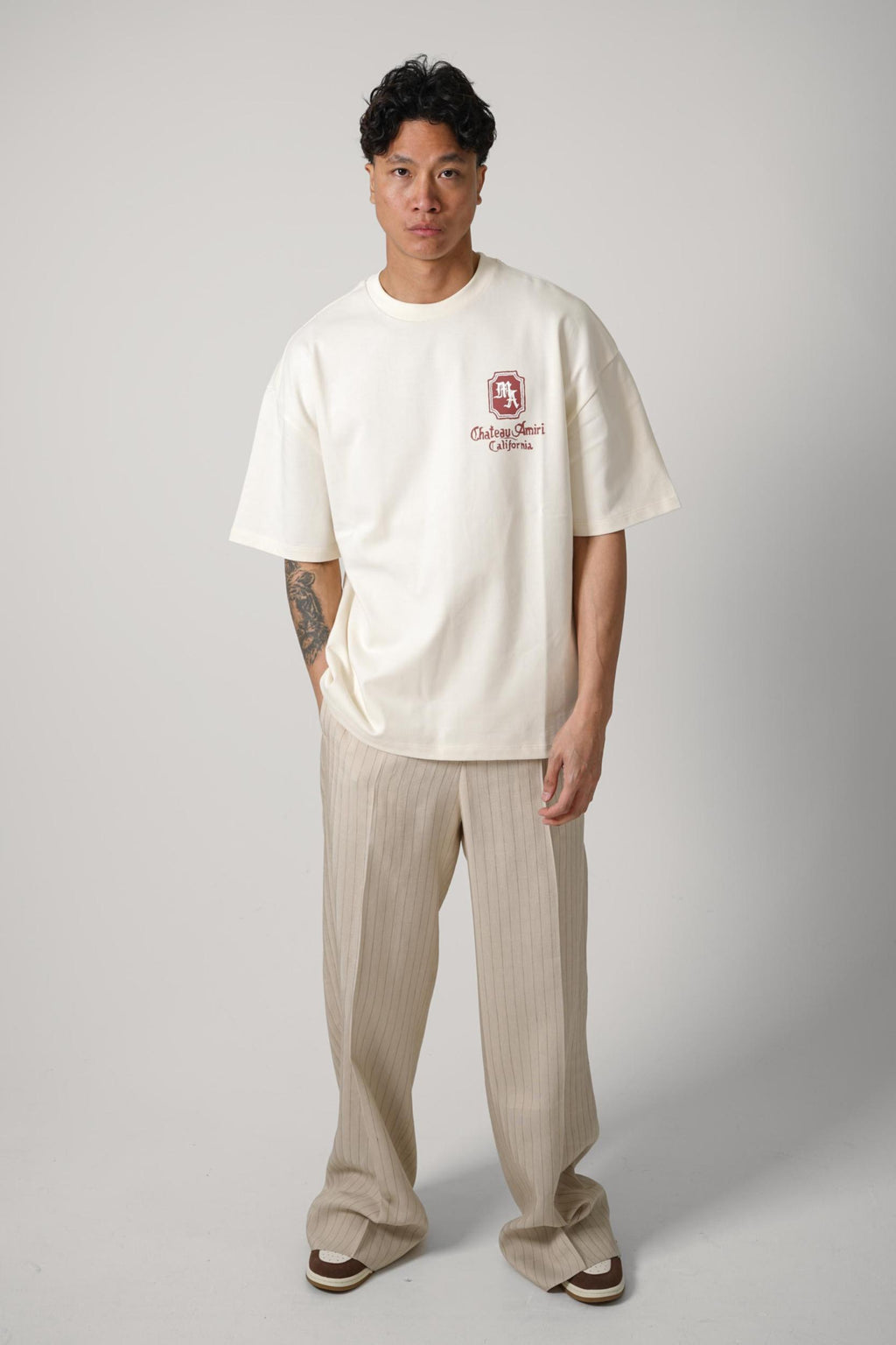Amiri Ma Chateau Os Tee Ivory