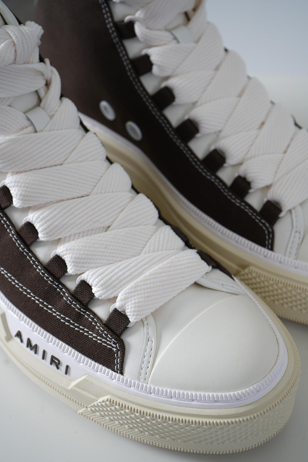 Amiri Ma Court Hi Sneaker Dark Brown