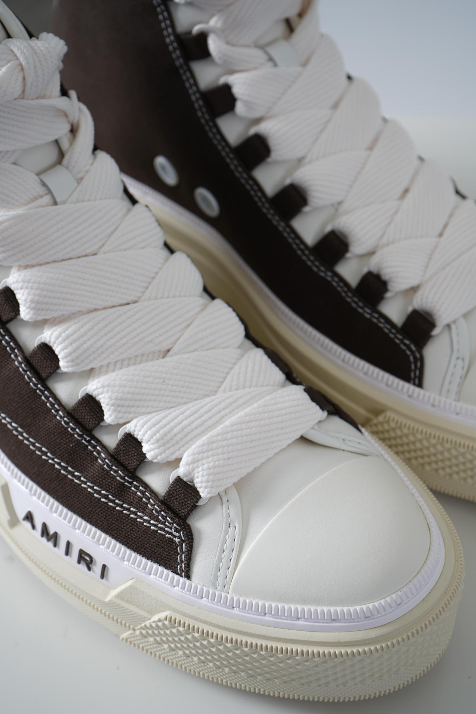 Amiri Ma Court Hi Sneaker Dark Brown