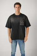 Amiri Ma Outline Oversized Tee Black