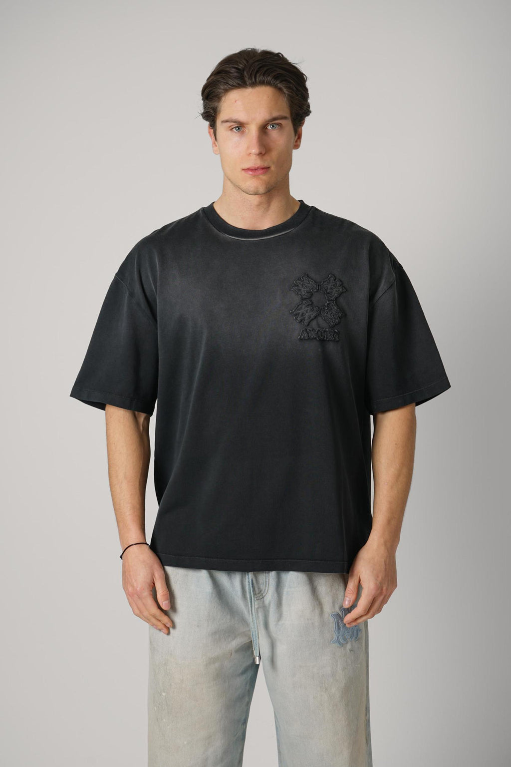 Amiri Ma Quad Oversized Tee Black