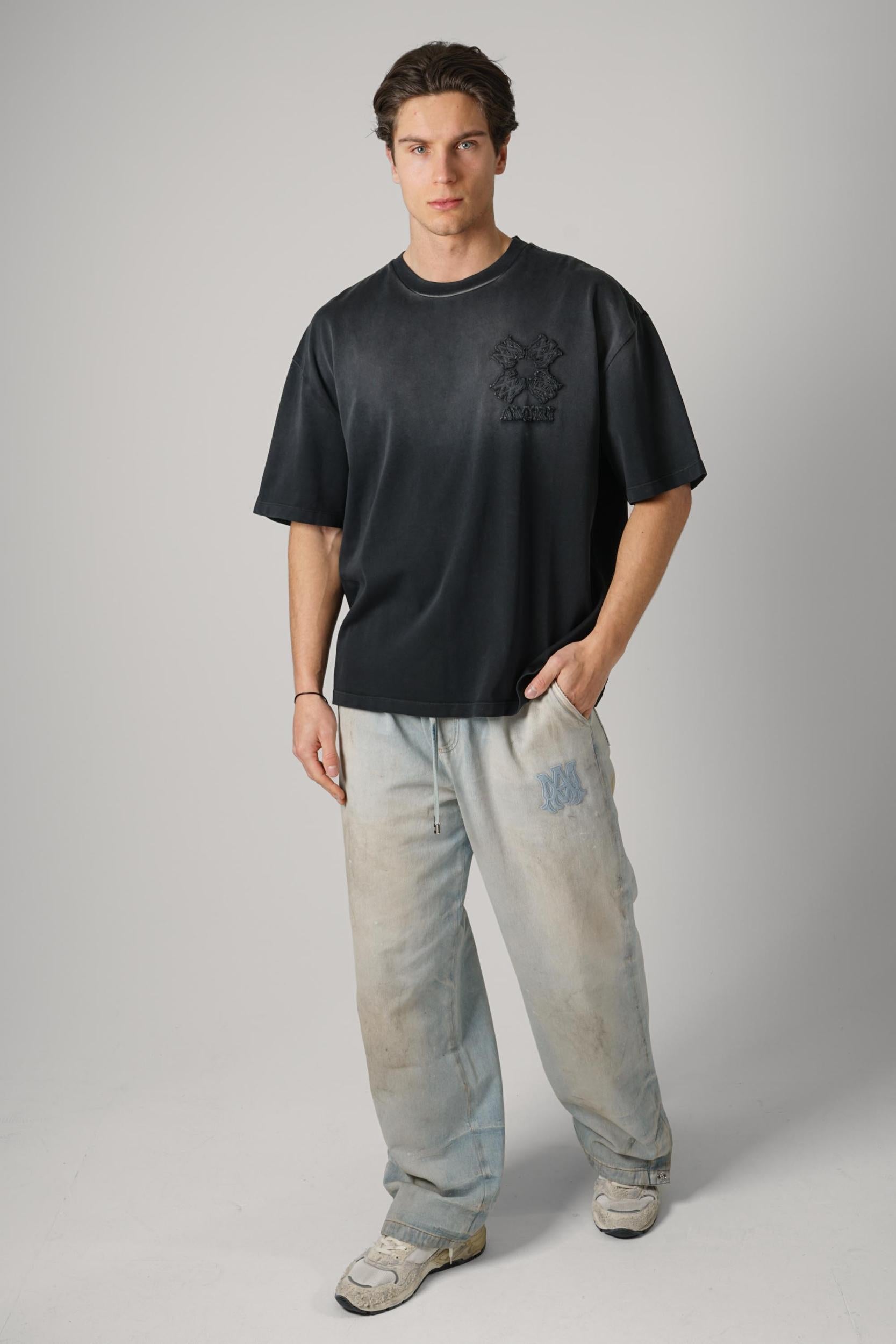 Amiri Ma Quad Oversized Tee Black