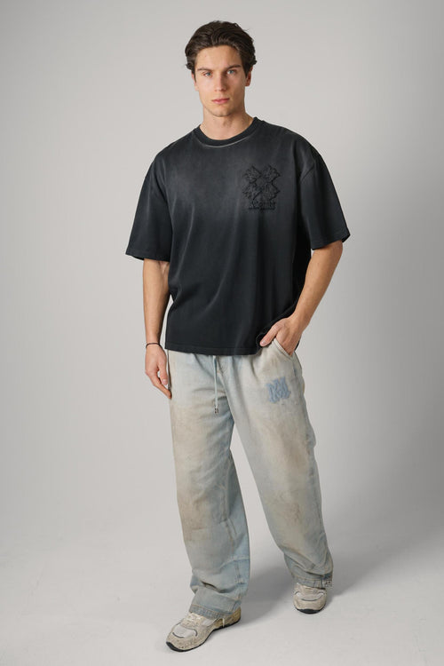 Amiri Ma Quad Oversized Tee Black