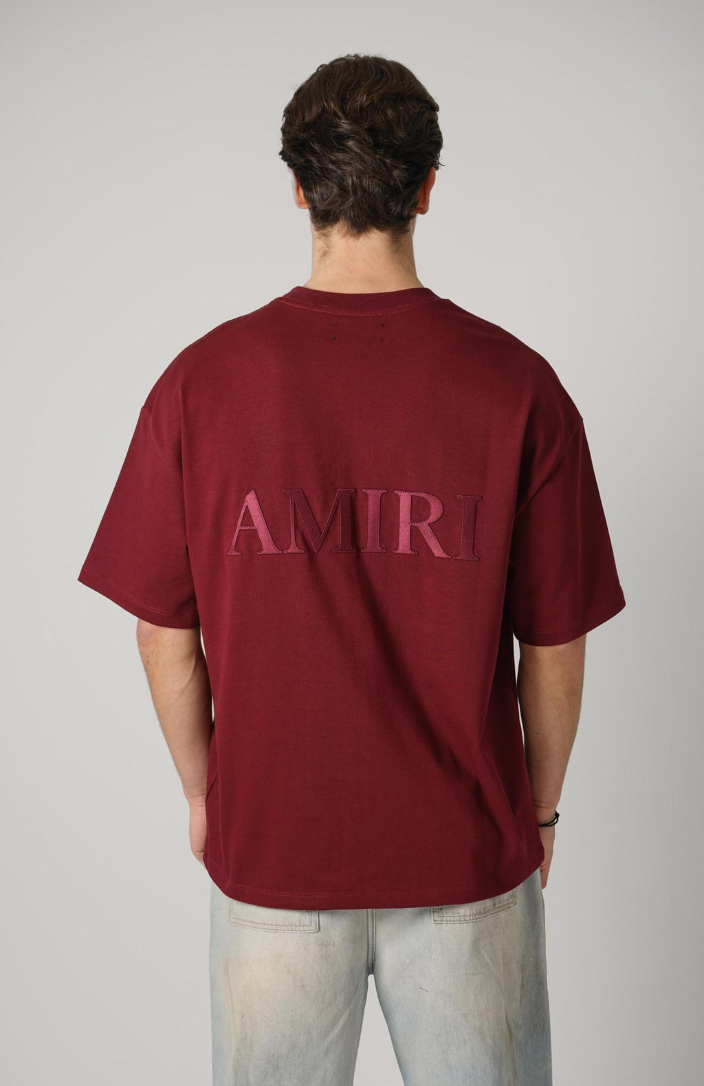 Amiri Oversized T-Shirt Aged Port
