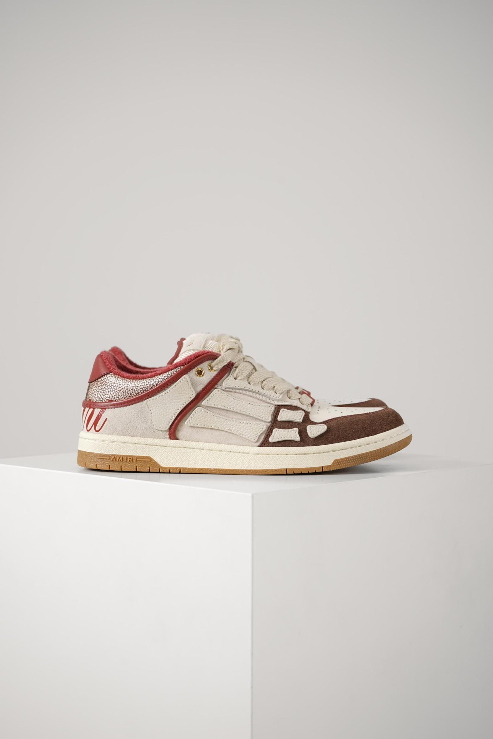 Amiri Skel Top Low Sneaker Tobacco