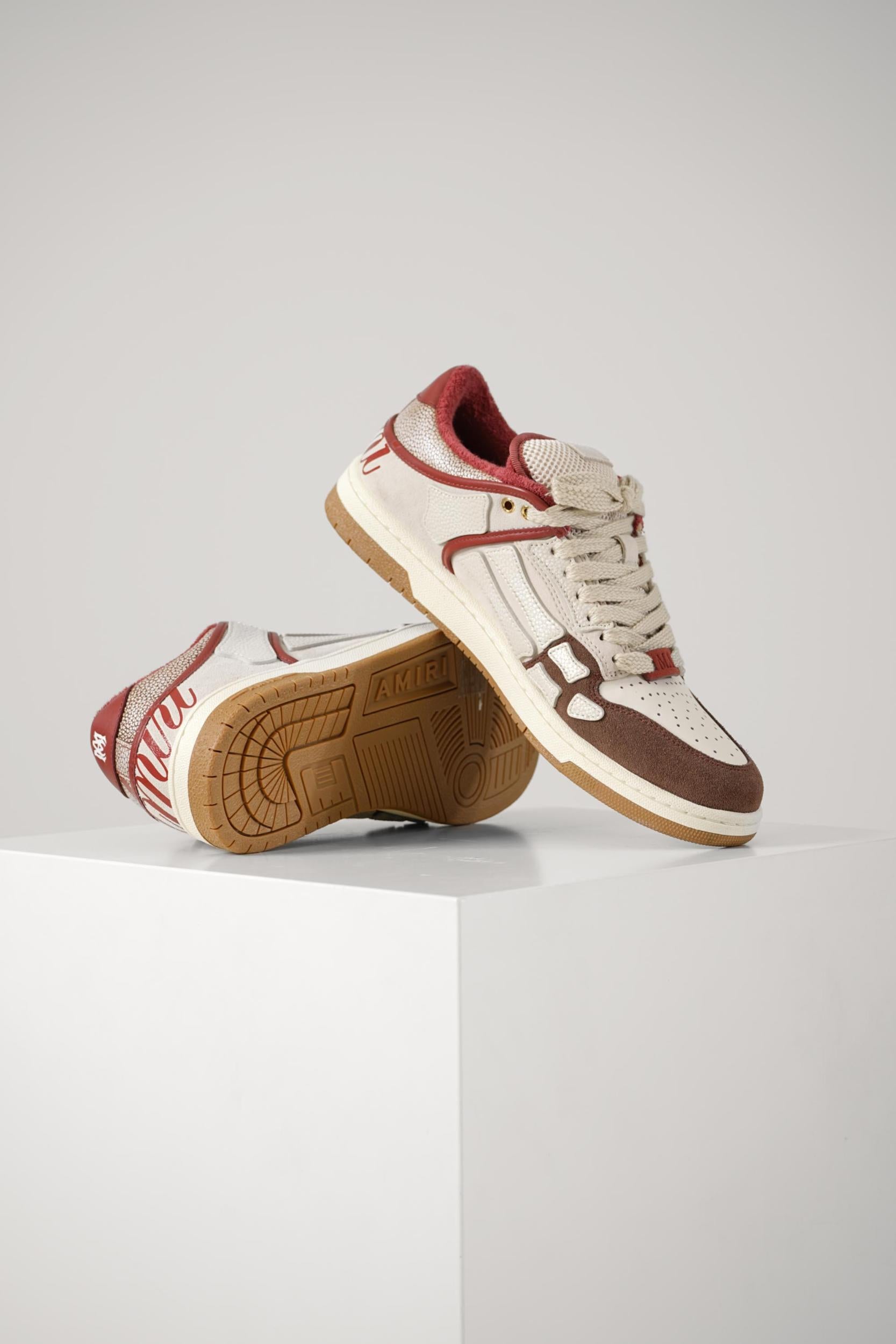 Amiri Skel Top Low Sneaker Tobacco