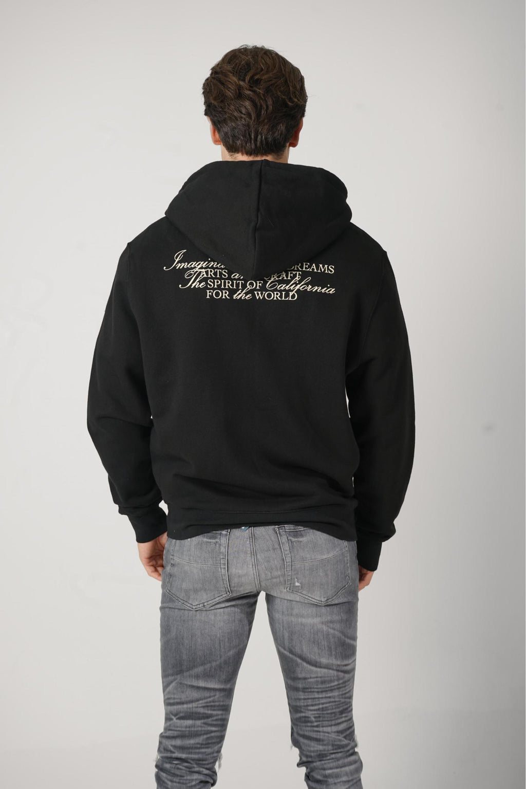 Amiri Spirit Zip Hoodie Black