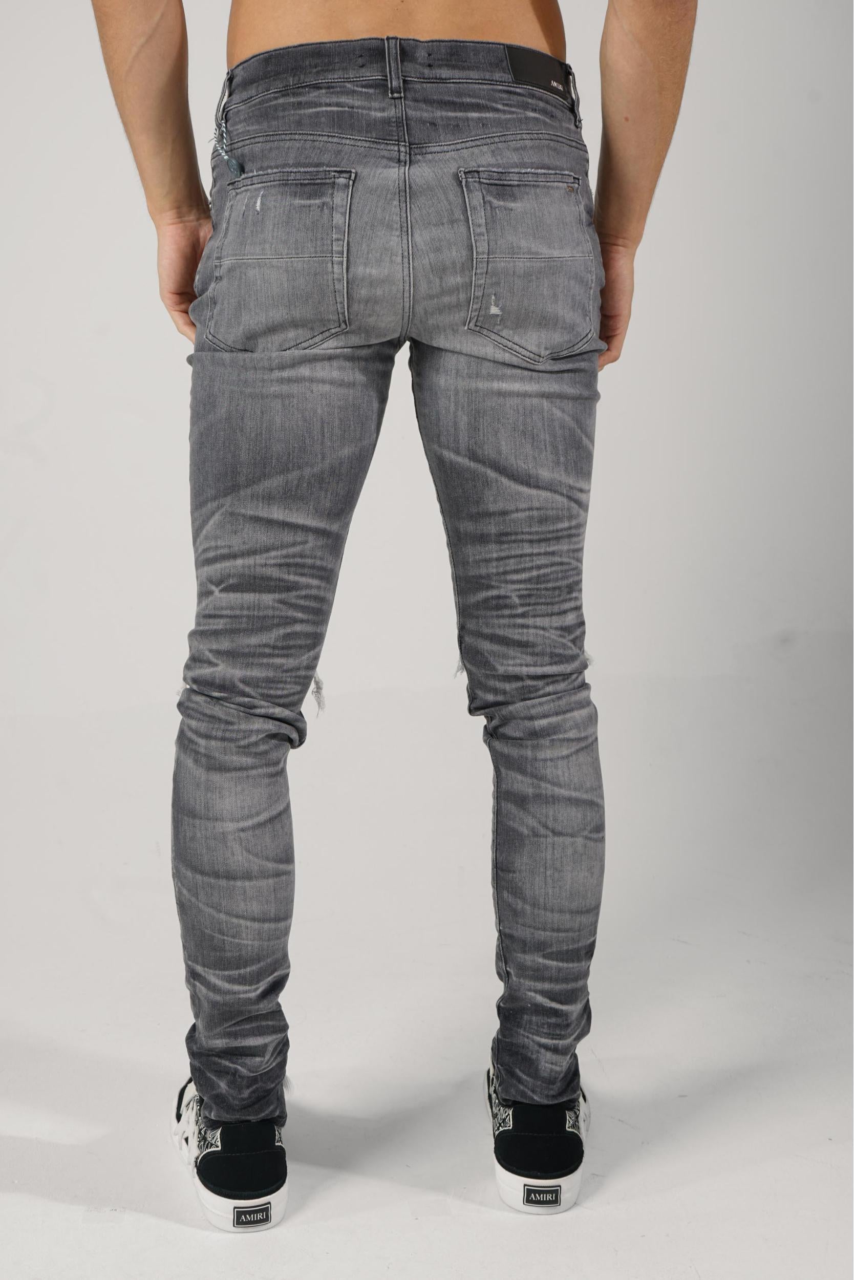 Amiri Suede Mx1 Jeans Denim