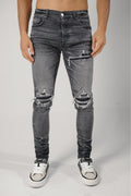 Amiri Suede Mx1 Jeans Denim