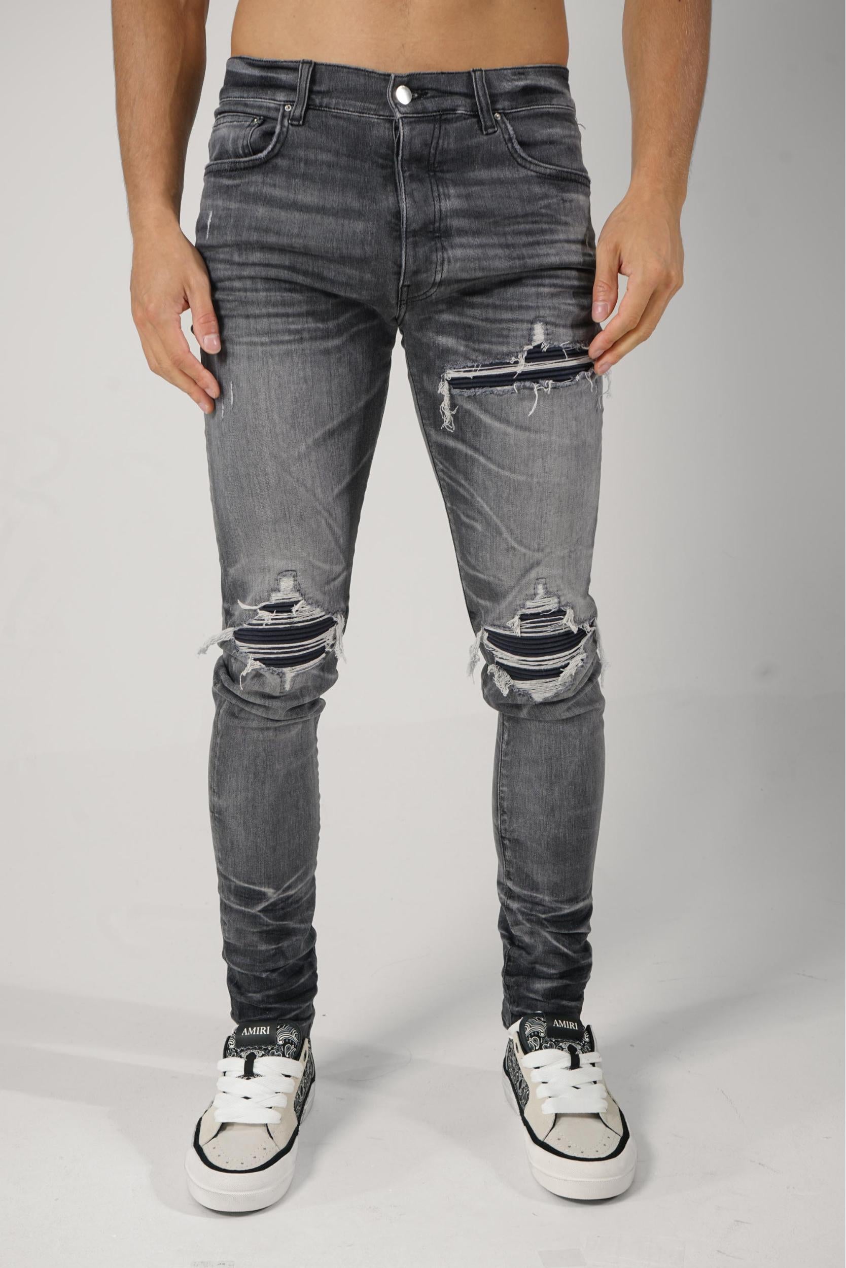 Amiri Suede Mx1 Jeans Denim