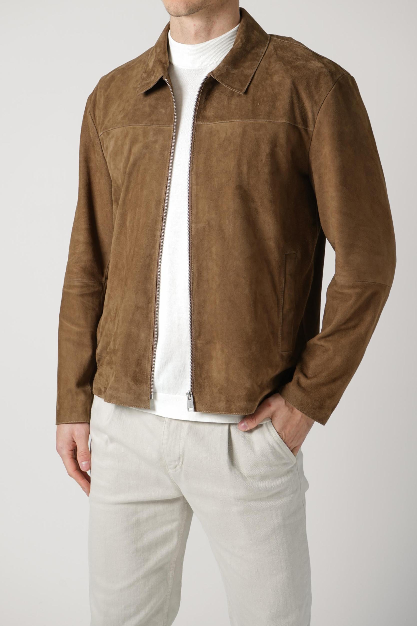Arma Hardin Suede Jacket Carob Brown