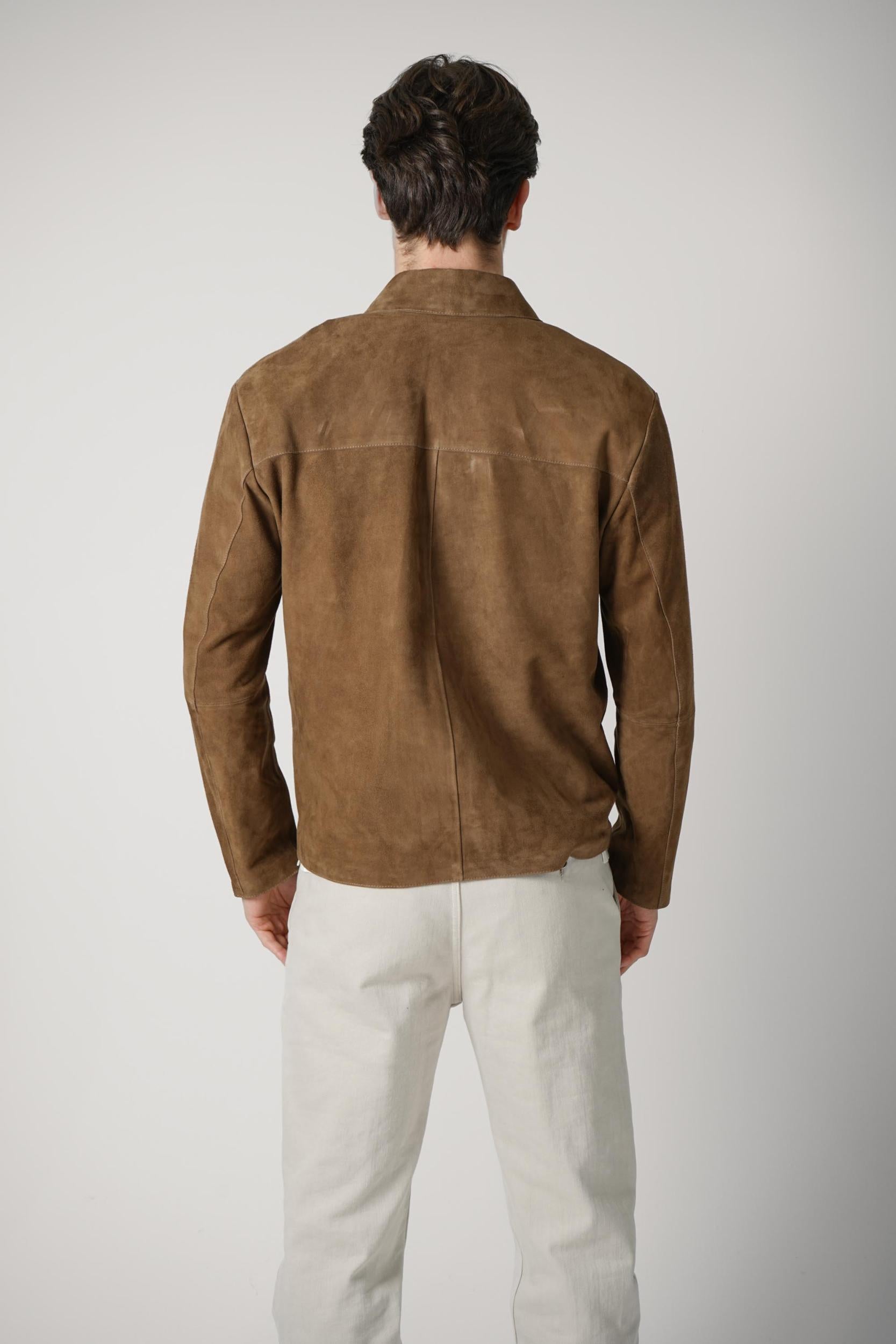 Arma Hardin Suede Jacket Carob Brown