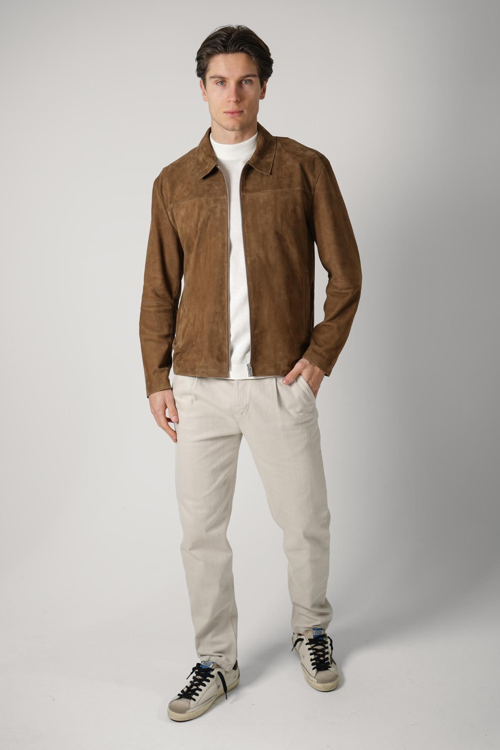 Arma Hardin Suede Jacket Carob Brown