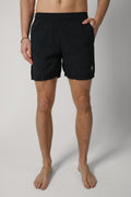 B100004 Stone Island Crinkle Swim Short Black