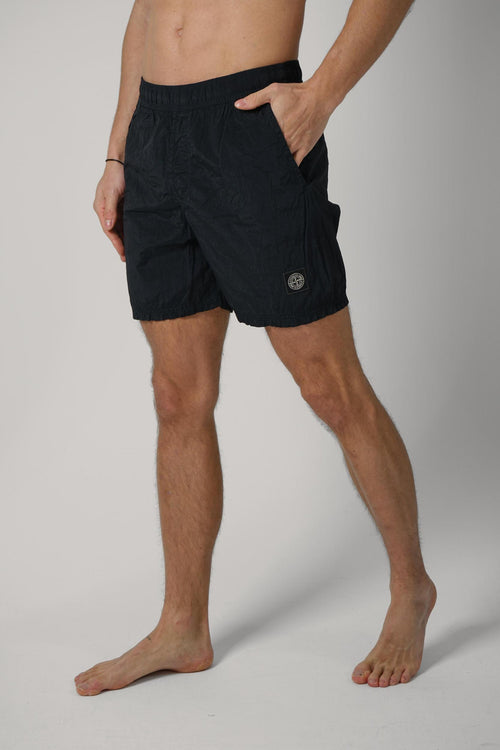 B100004 Stone Island Nylon Swim Short Navy