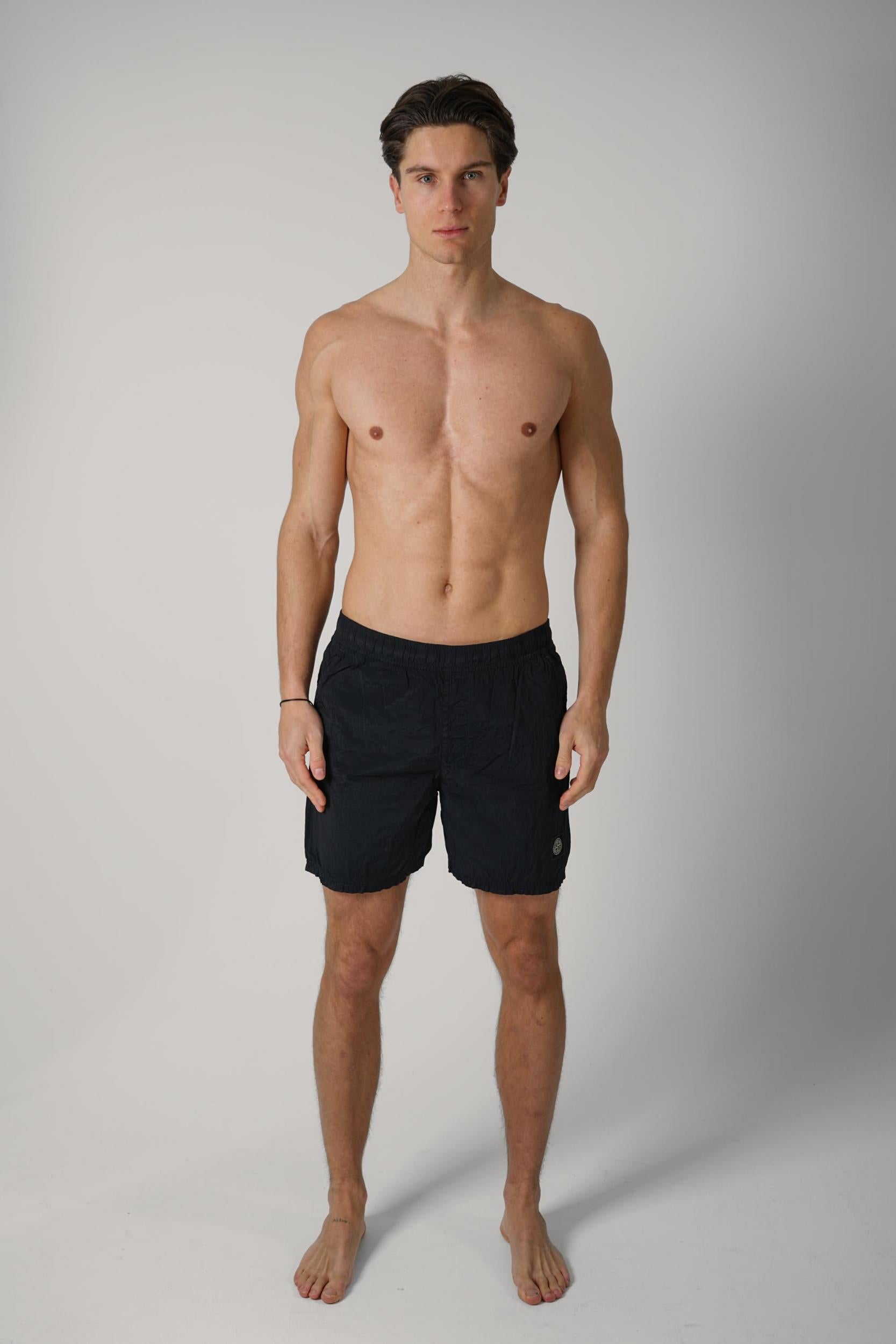 B100004 Stone Island Nylon Swim Short Navy