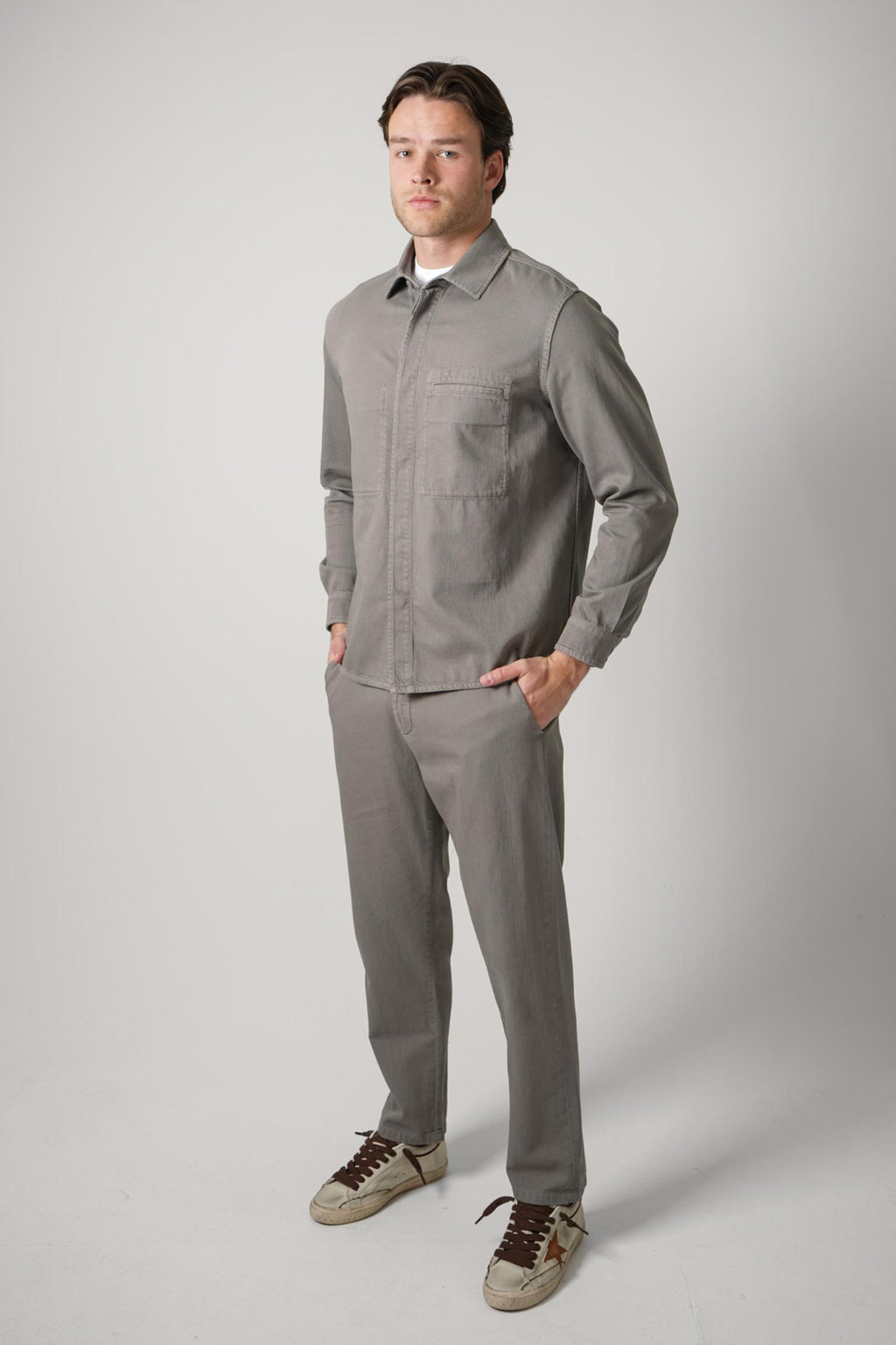 Barmas Bruce Overshirt Grey
