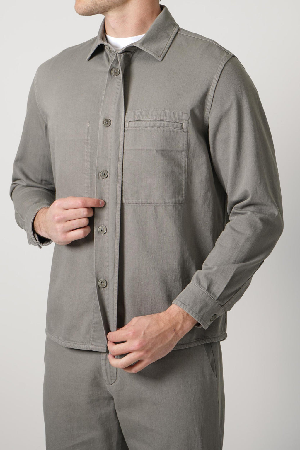 Barmas Bruce Overshirt Grey