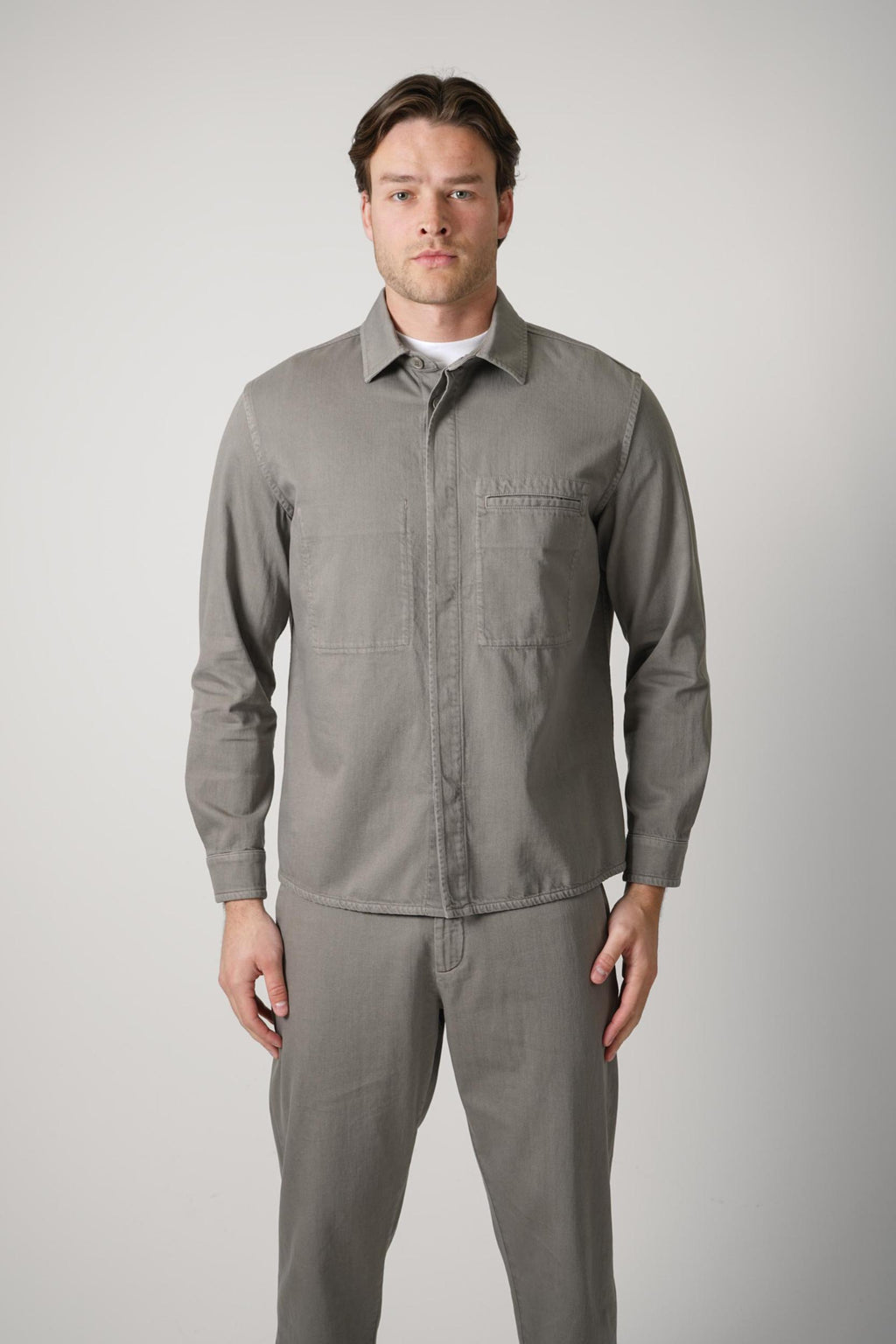 Barmas Bruce Overshirt Grey