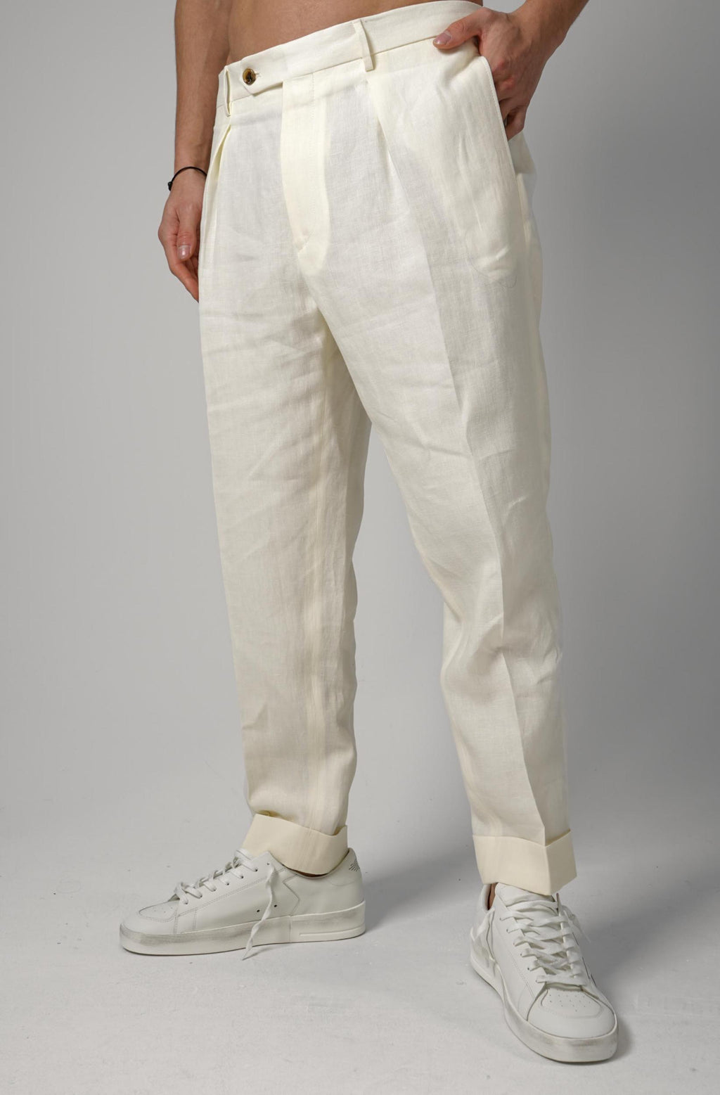 Berwich Chiaia Wide Fit Chino Oyster
