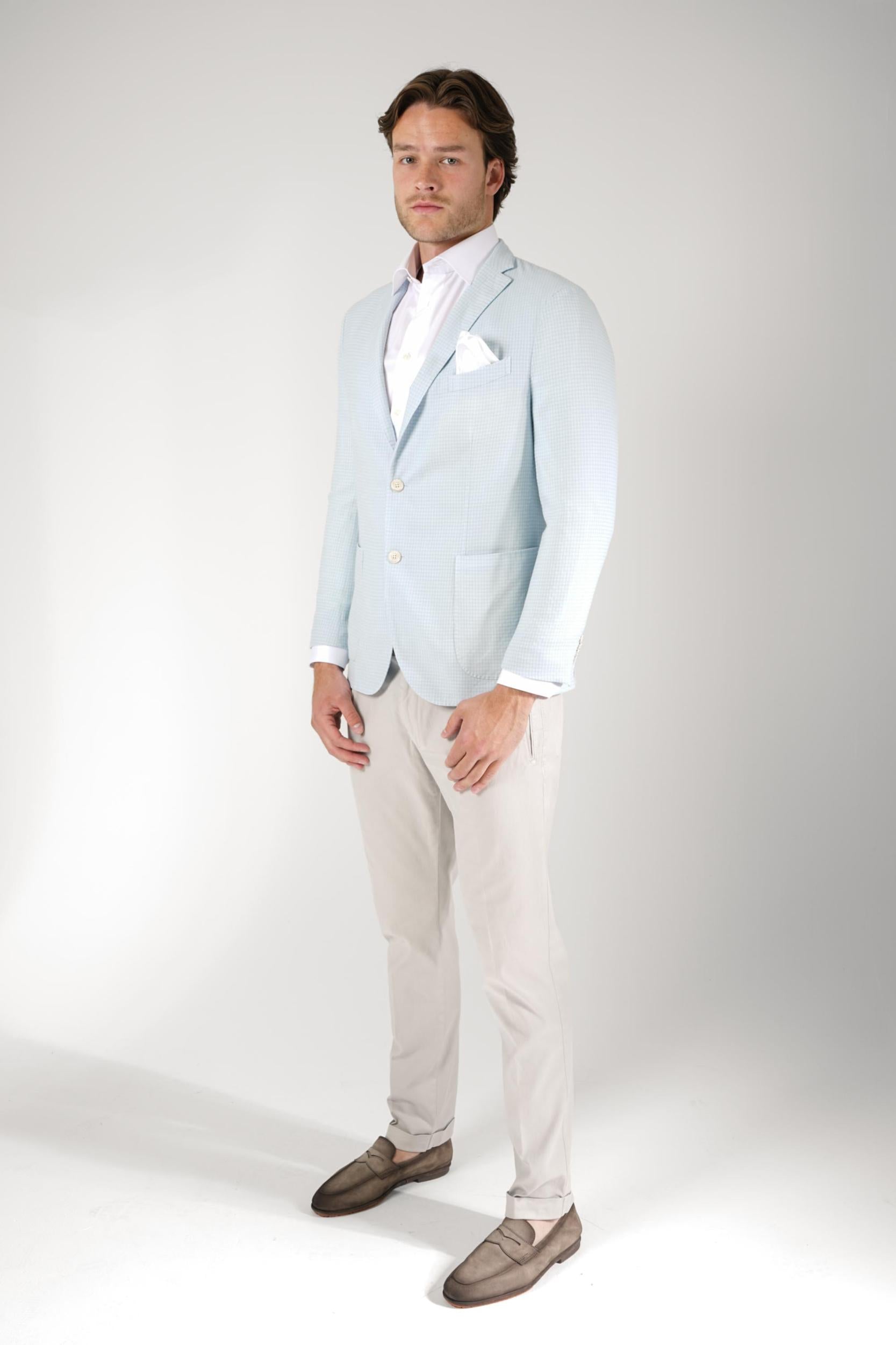 Boglioli Suit K-Jacket Light Blue