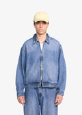 Bram'S Fruit Denim Jacket Light Blue