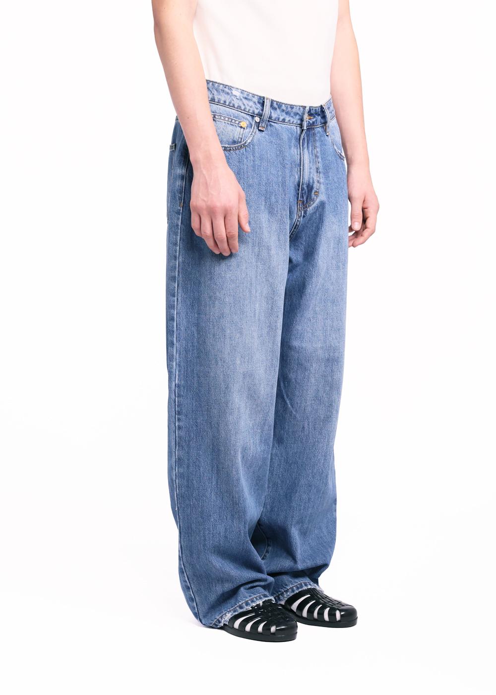 Bram'S Fruit Denim Trousers Light Blue