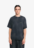 Bram'S Fruit Distressed Leaf T-Shirt Shadow Black