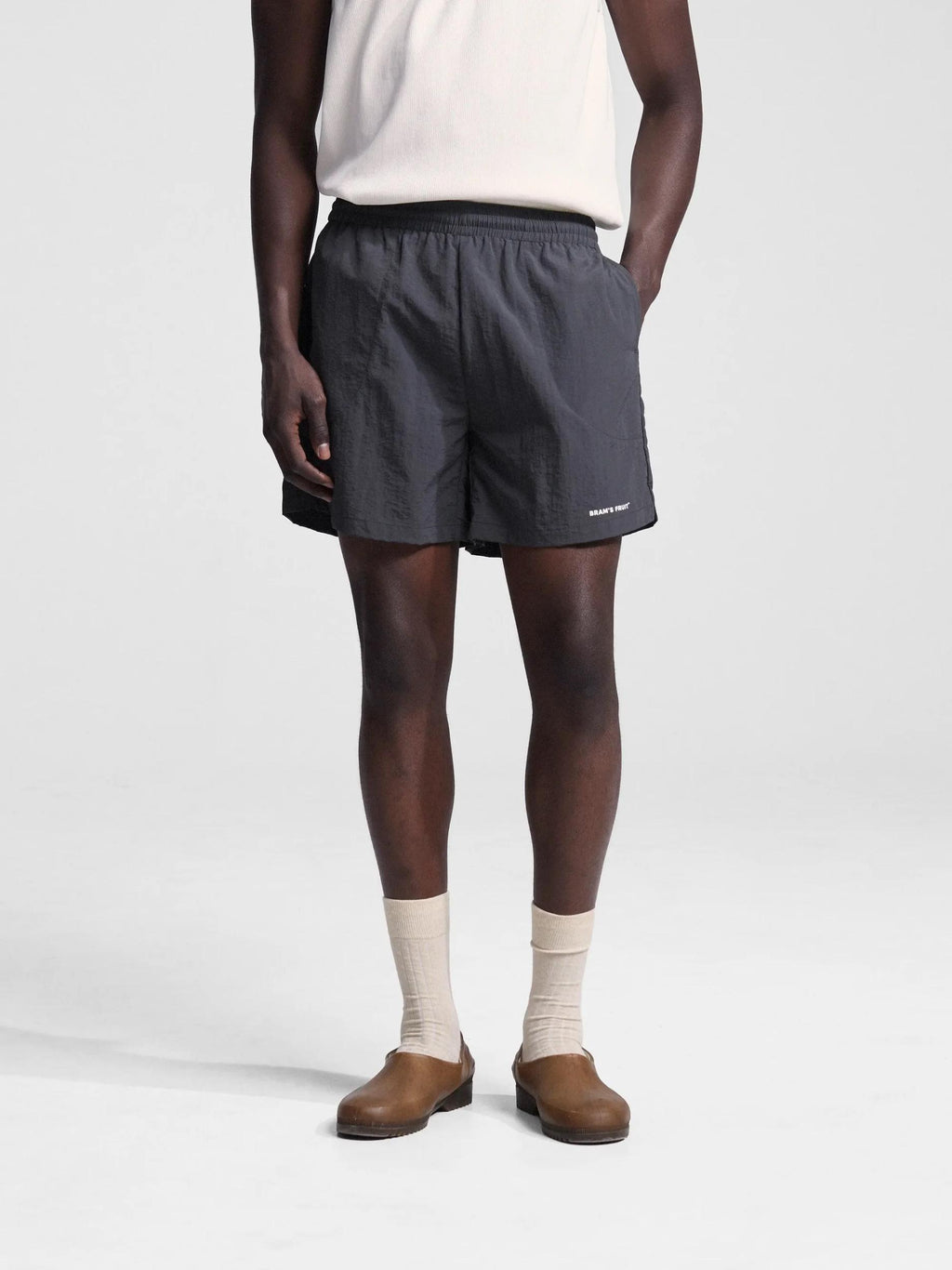 Bram'S Fruit Logo Shorts Charcoal
