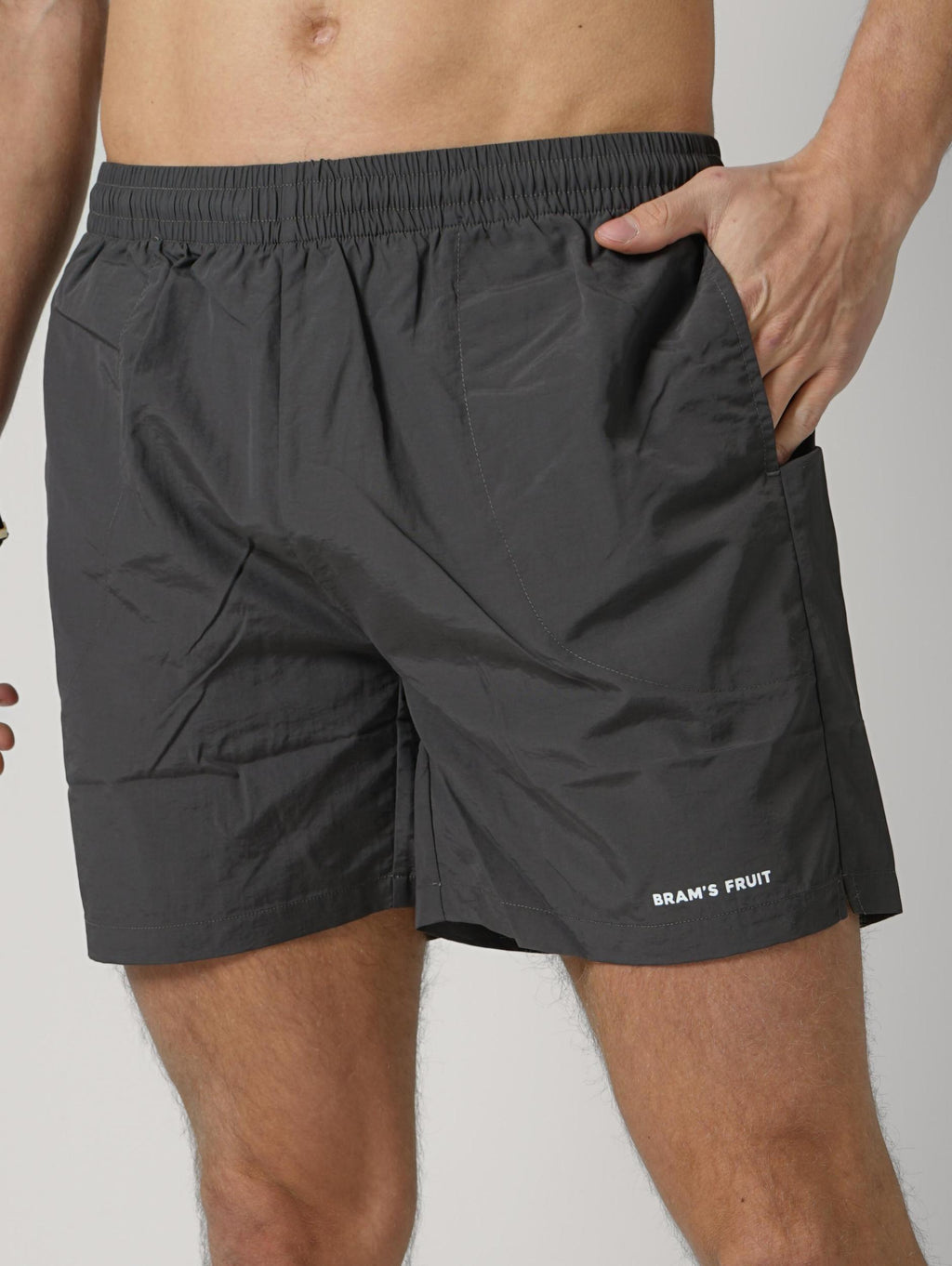 Bram'S Fruit Logo Shorts Charcoal