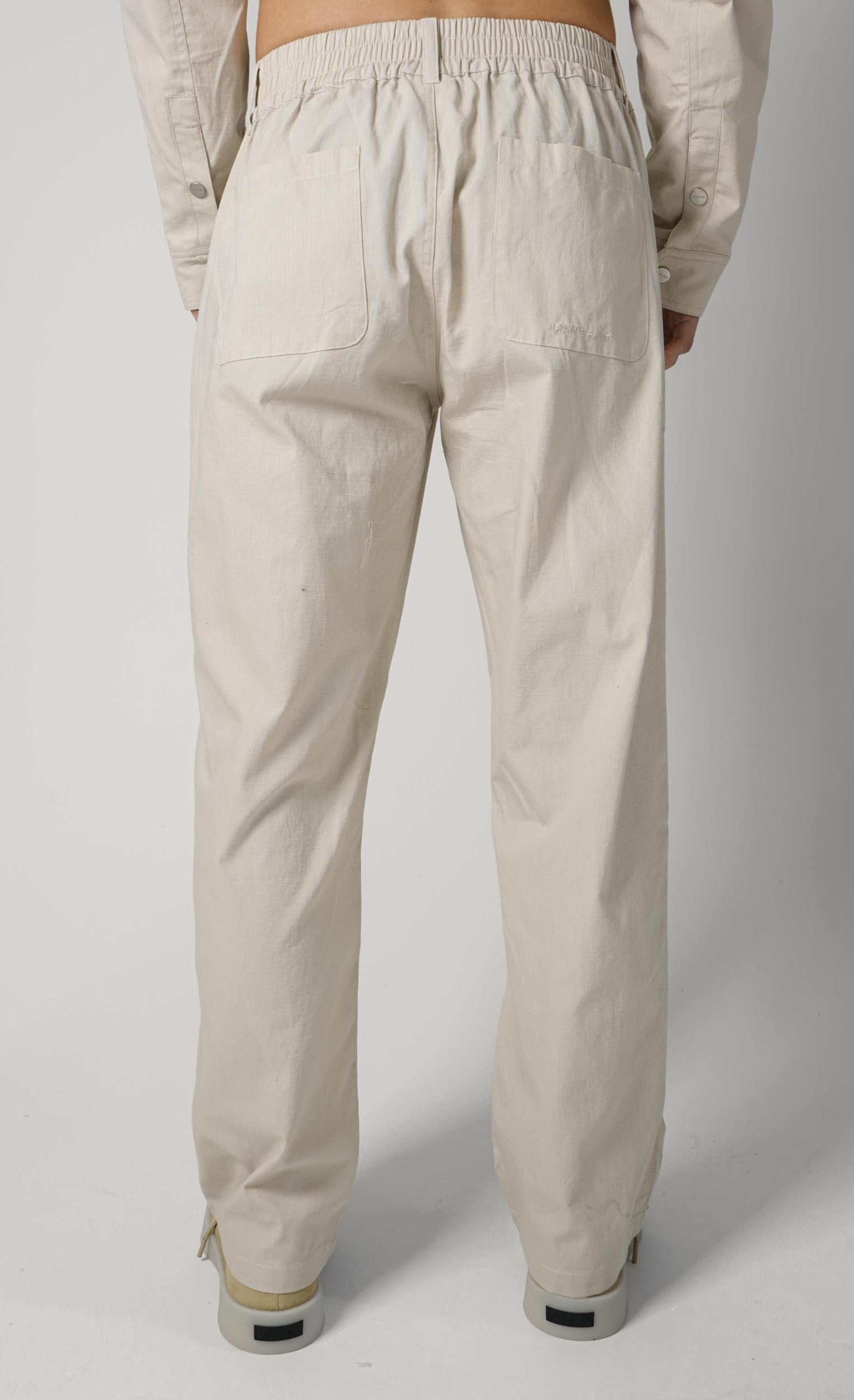 Bram'S Fruit Ripstop Text Logo Pants Off White