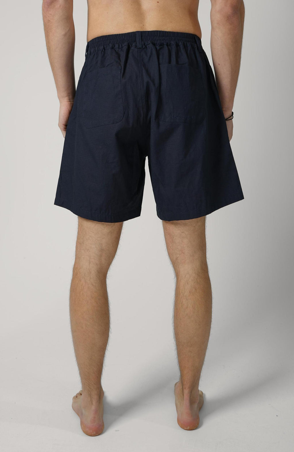 Bram'S Fruit Ripstop Text Logo Shorts Navy