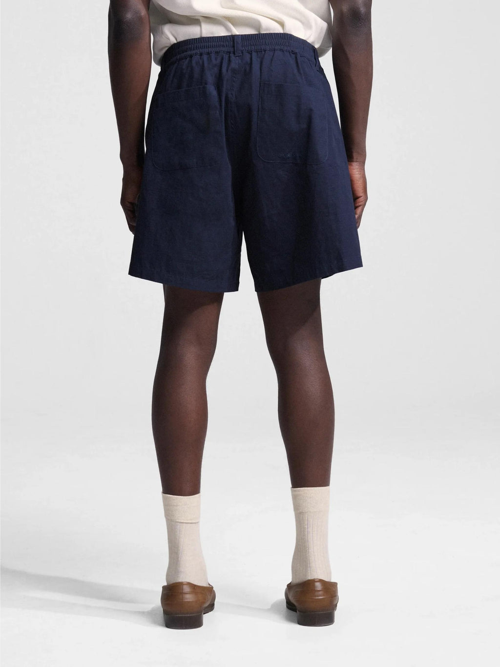 Bram'S Fruit Ripstop Text Logo Shorts Navy
