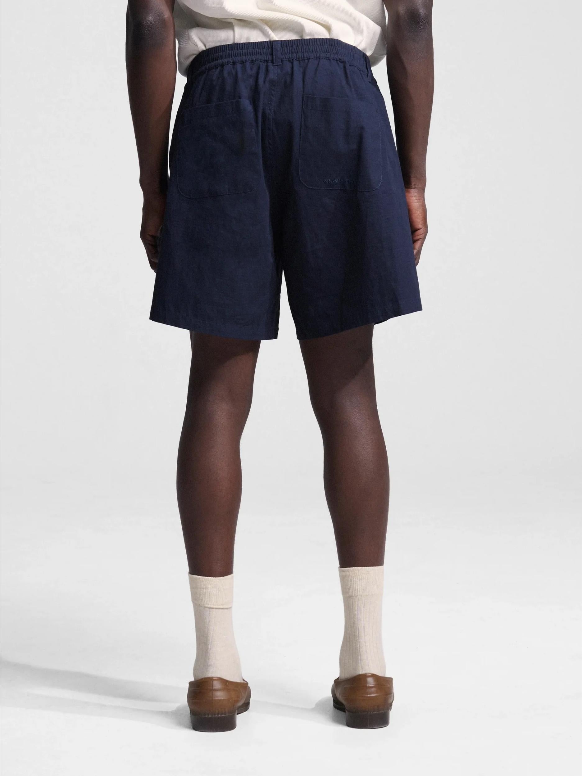 Bram'S Fruit Ripstop Text Logo Shorts Navy