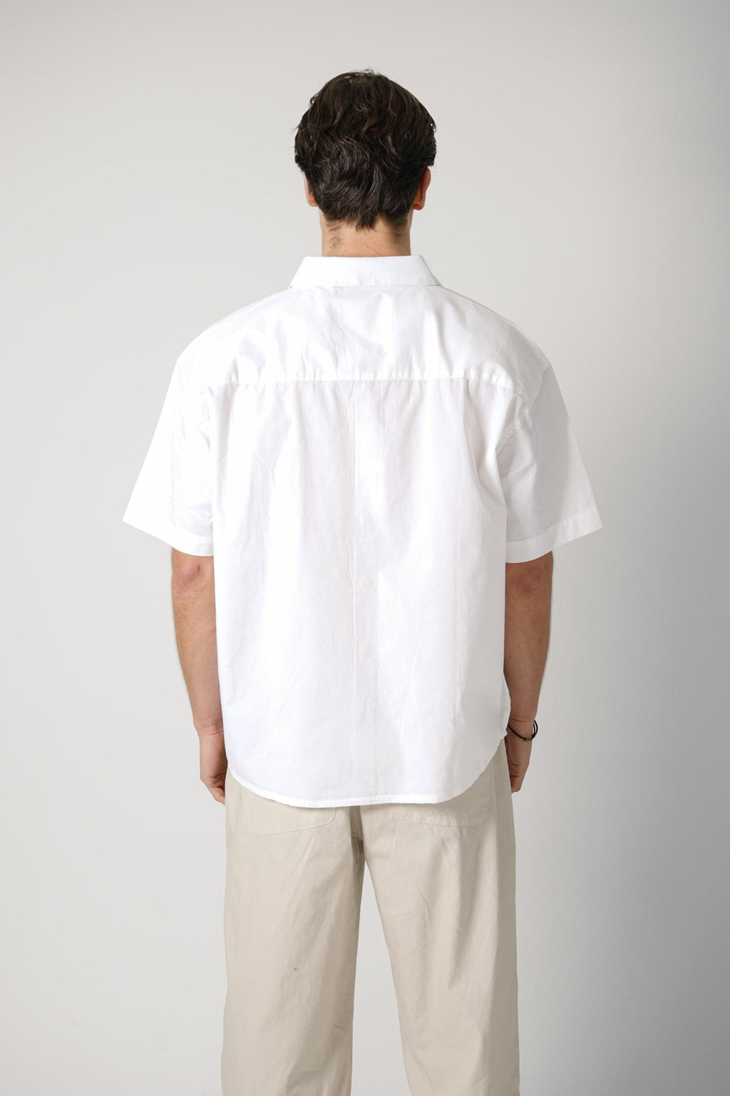 Bram'S Fruit Shortsleeve Varsity Shirt White