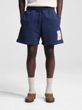 Bram'S Fruit Varsity Jogger Shorts Navy