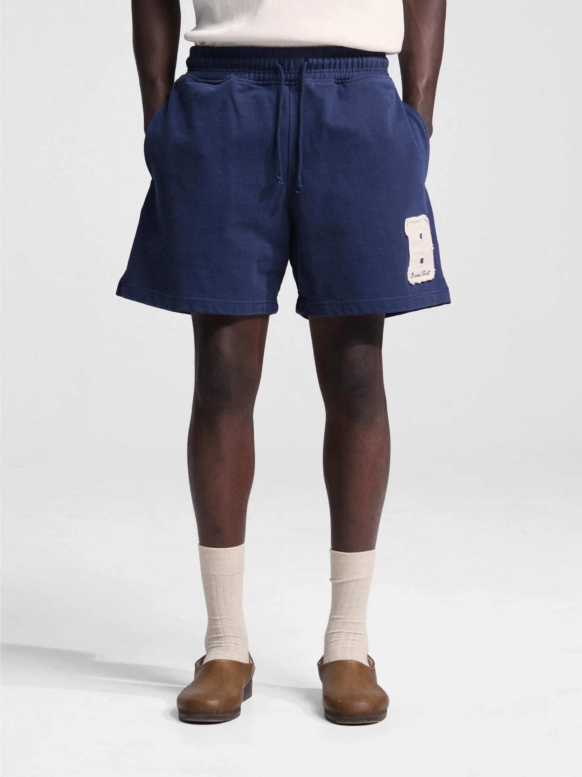 Bram'S Fruit Varsity Jogger Shorts Navy