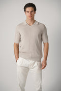 Brunello Cucinelli Cotton English Rib Knit Polo Yuta