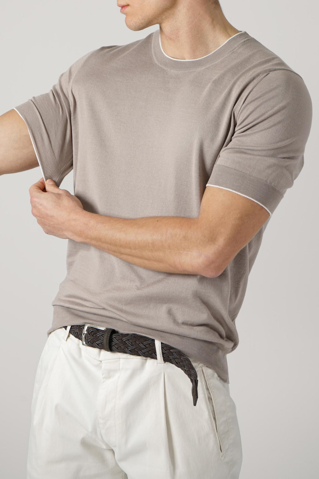 Brunello Cucinelli Cotton Lightweight Knit Shirt Yuta