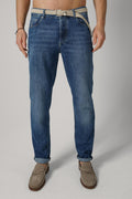 Brunello Cucinelli Lightweight Denim Traditional Fit Five-Pocket Trousers Light Denim