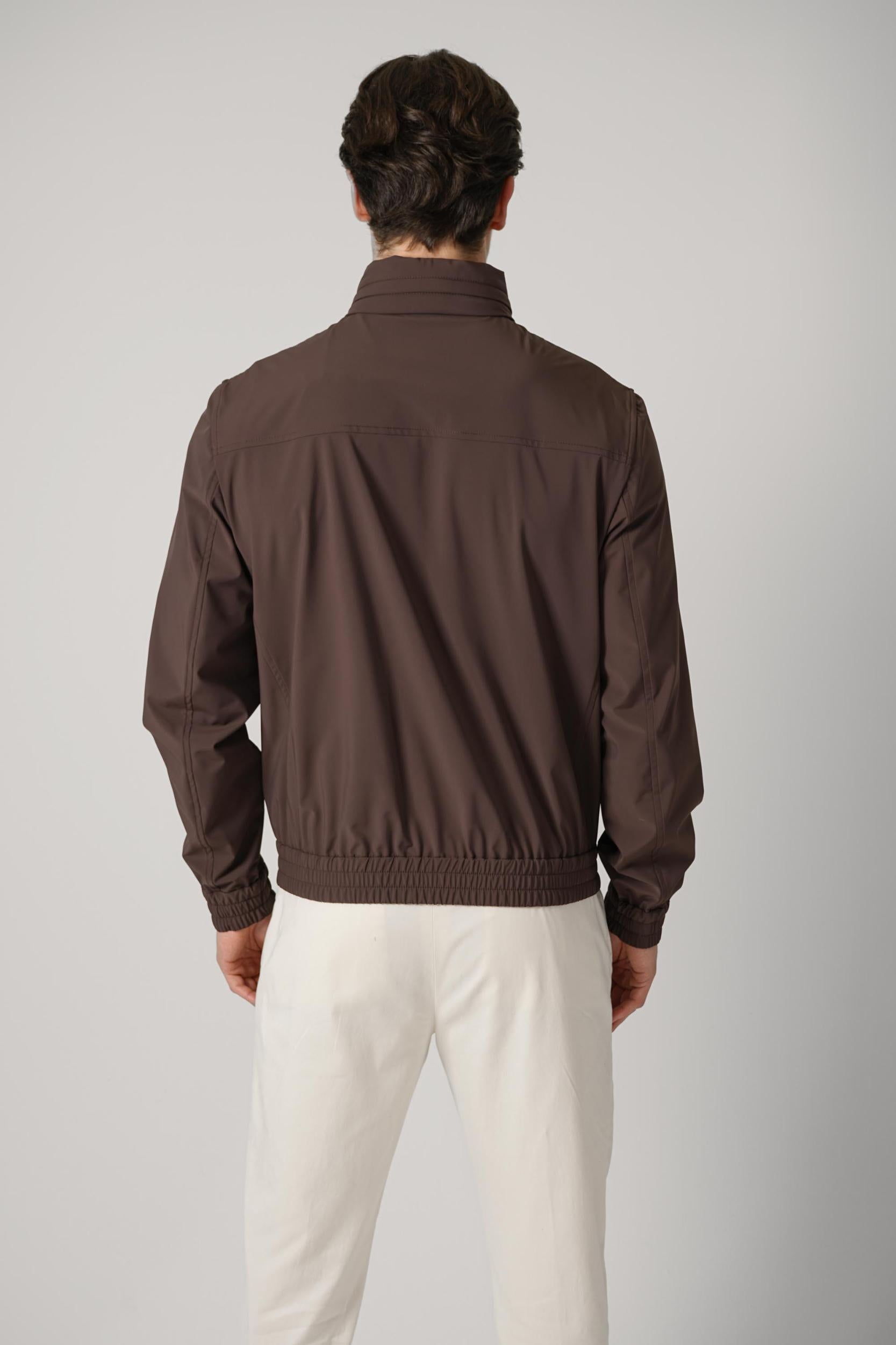 Brunello Cucinelli Nylon Jacket Hazelnut