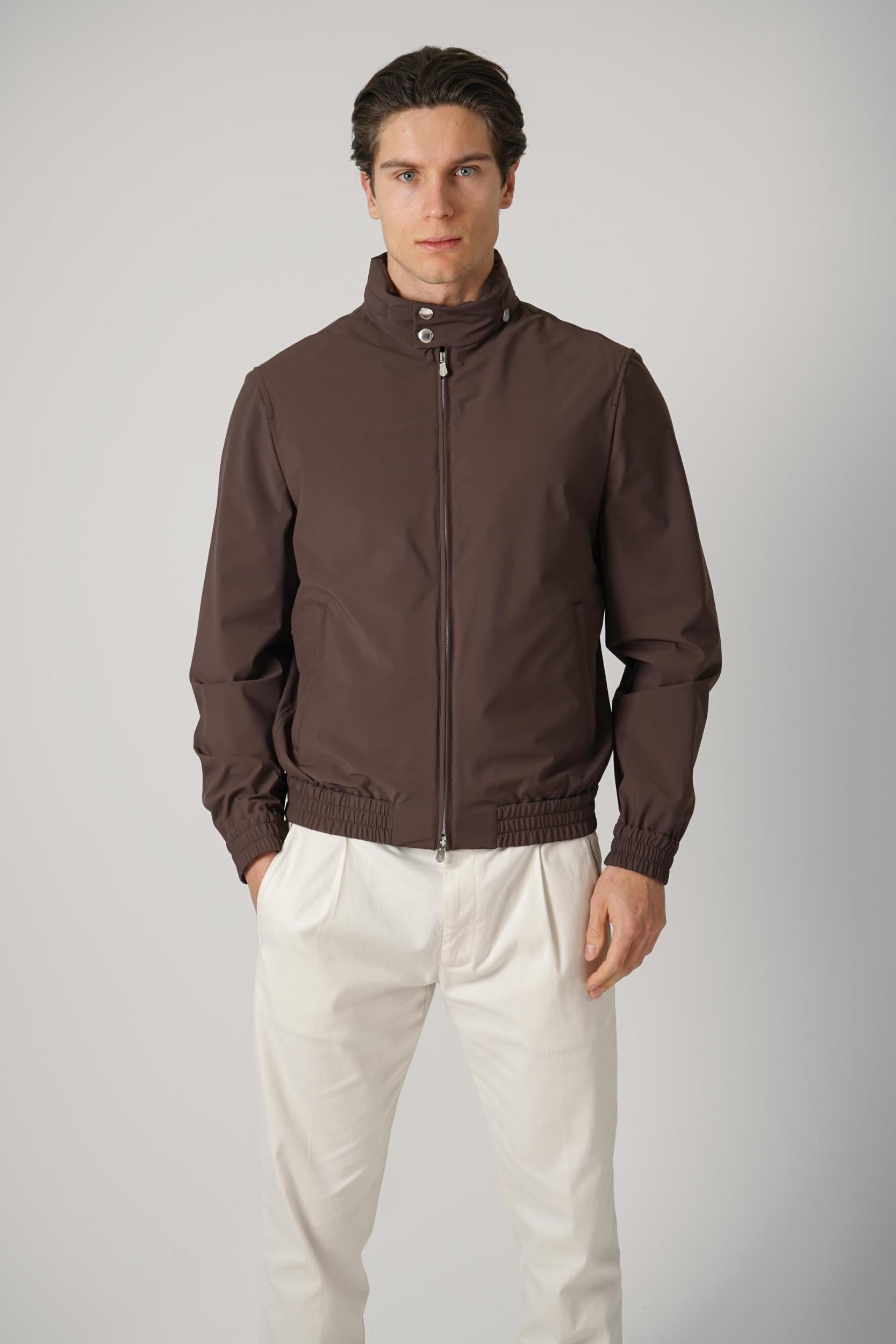 Brunello Cucinelli Nylon Jacket Hazelnut