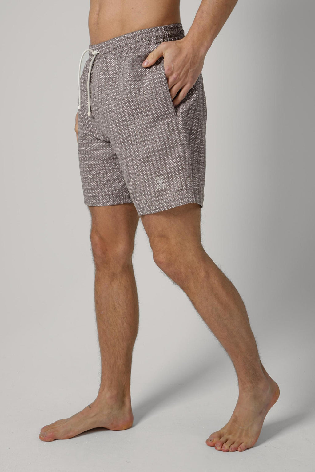 Brunello Cucinelli Nylon Swim Shorts Anthracite