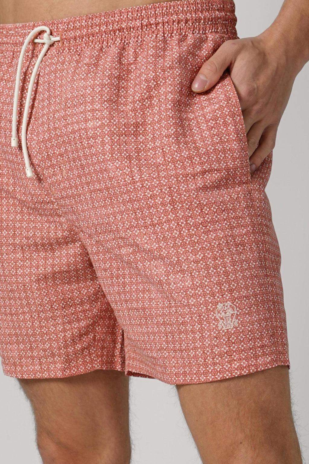 Brunello Cucinelli Nylon Swim Shorts Apricot