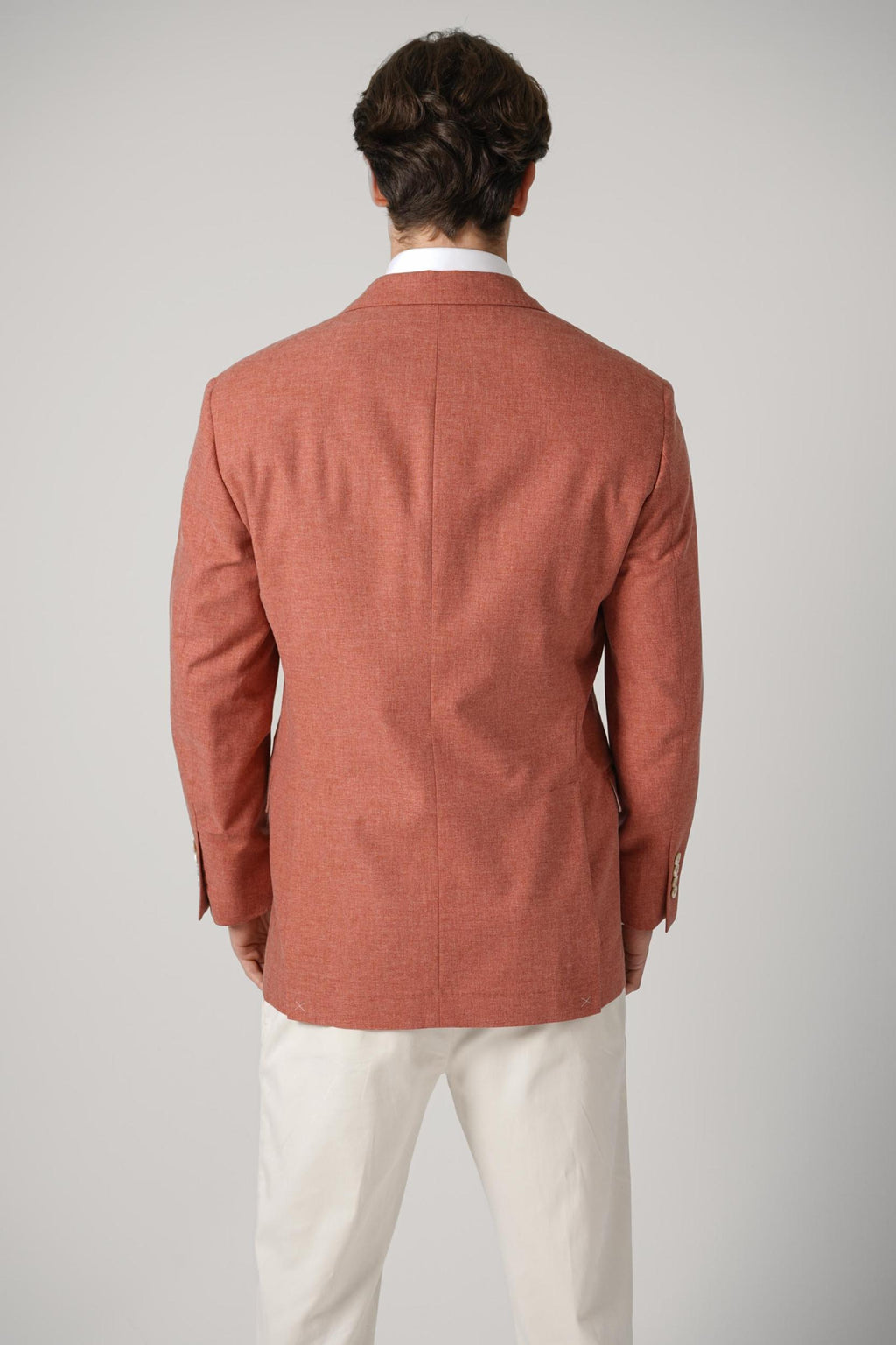 Brunello Cucinelli One-And-A-Half Breasted Blazer Orange