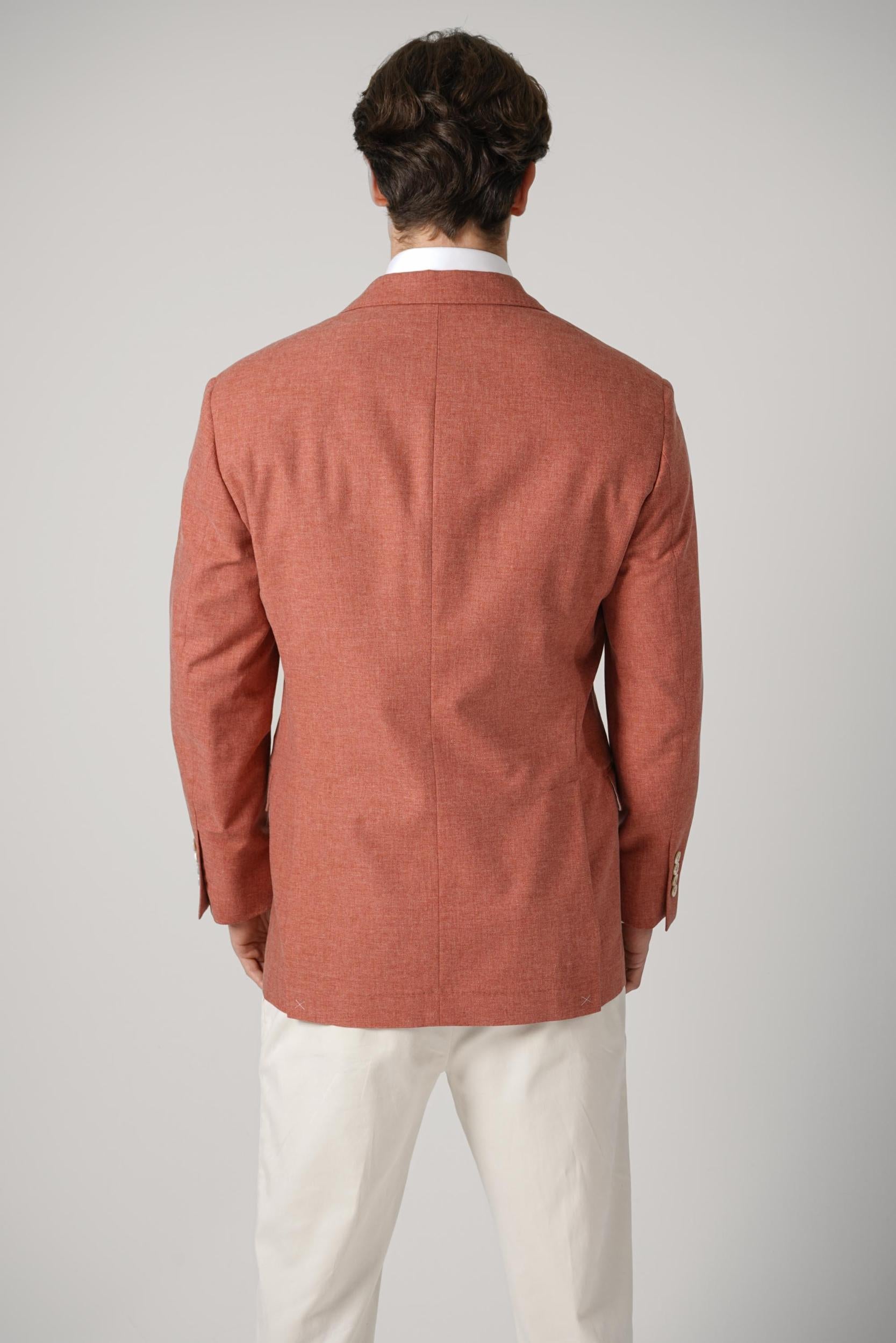 Brunello Cucinelli One-And-A-Half Breasted Blazer Orange