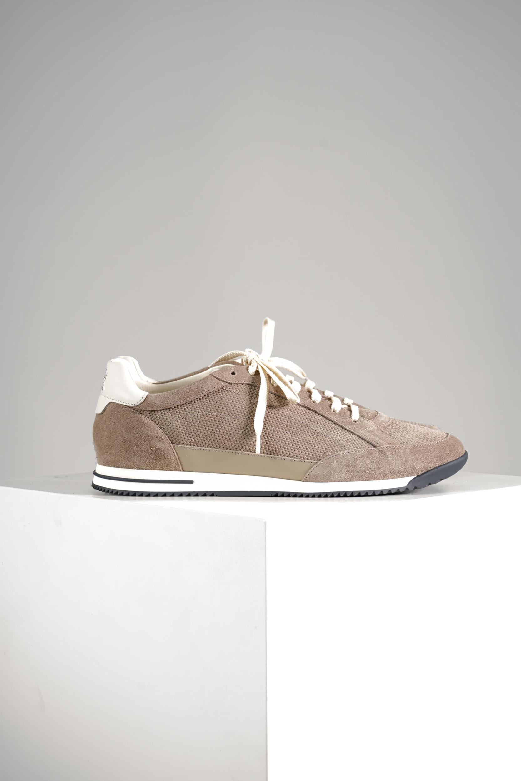 Brunello Cucinelli Suede Sneaker Beige