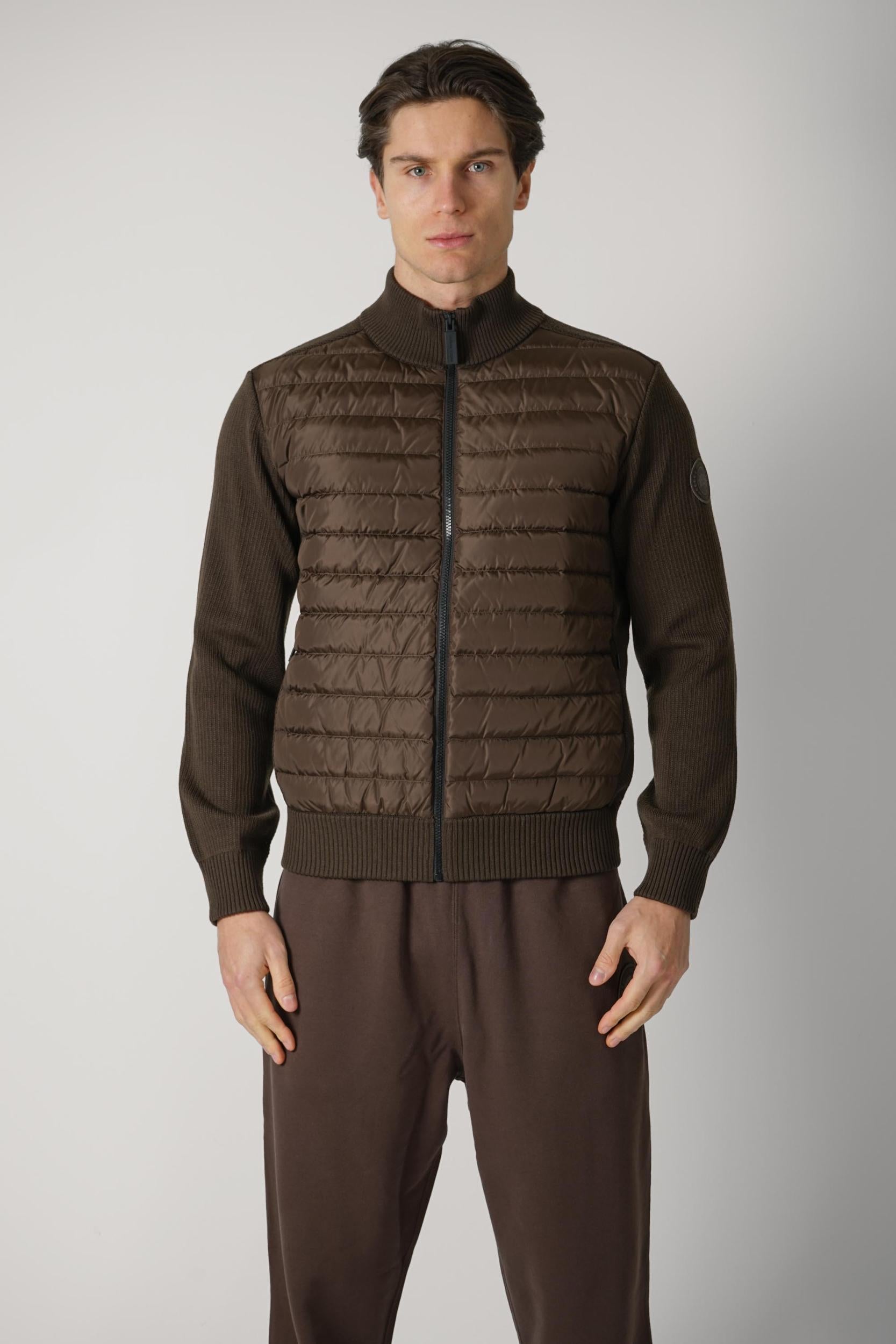 Canada Goose Hybridge Knit Jacket Brown