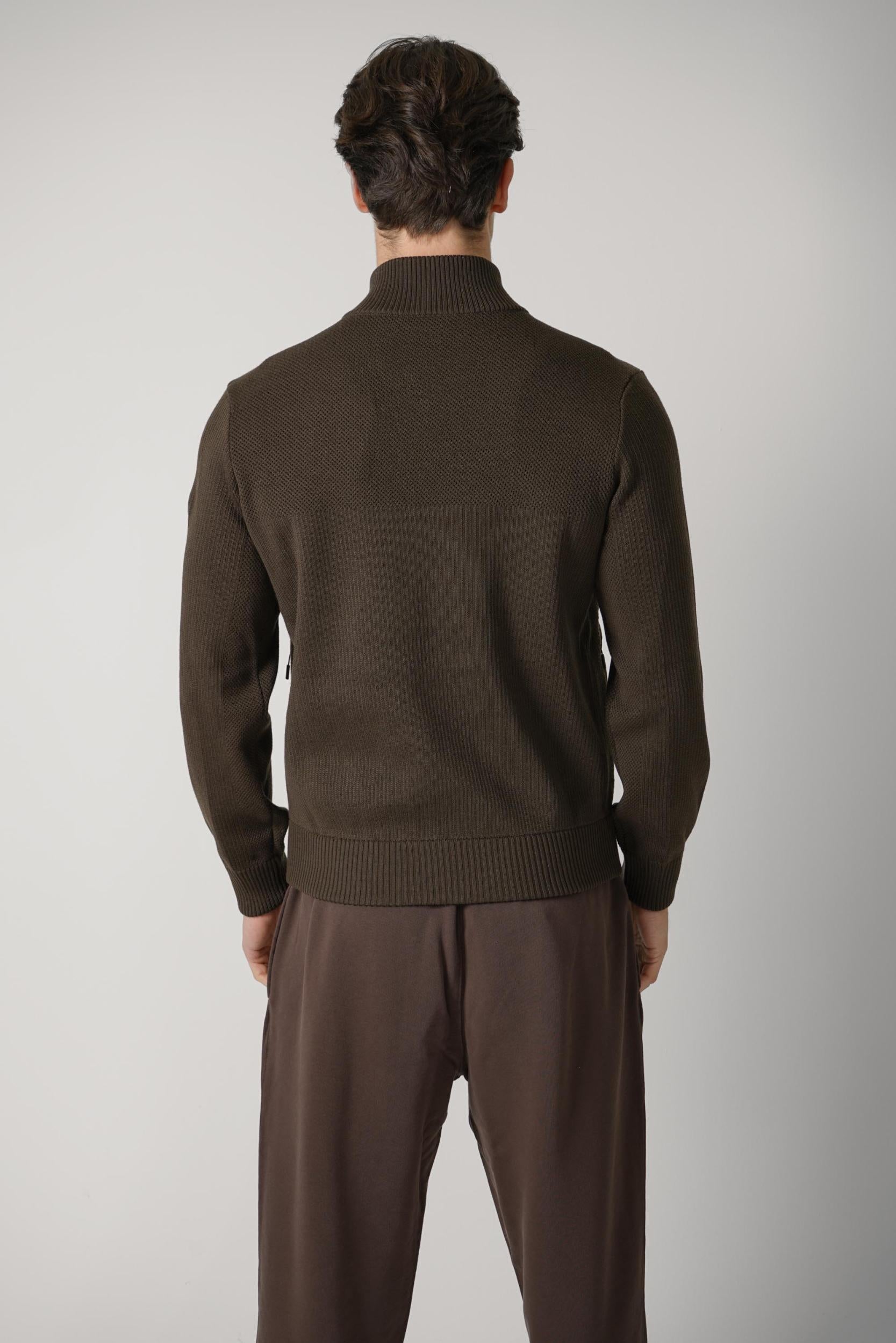 Canada Goose Hybridge Knit Jacket Brown
