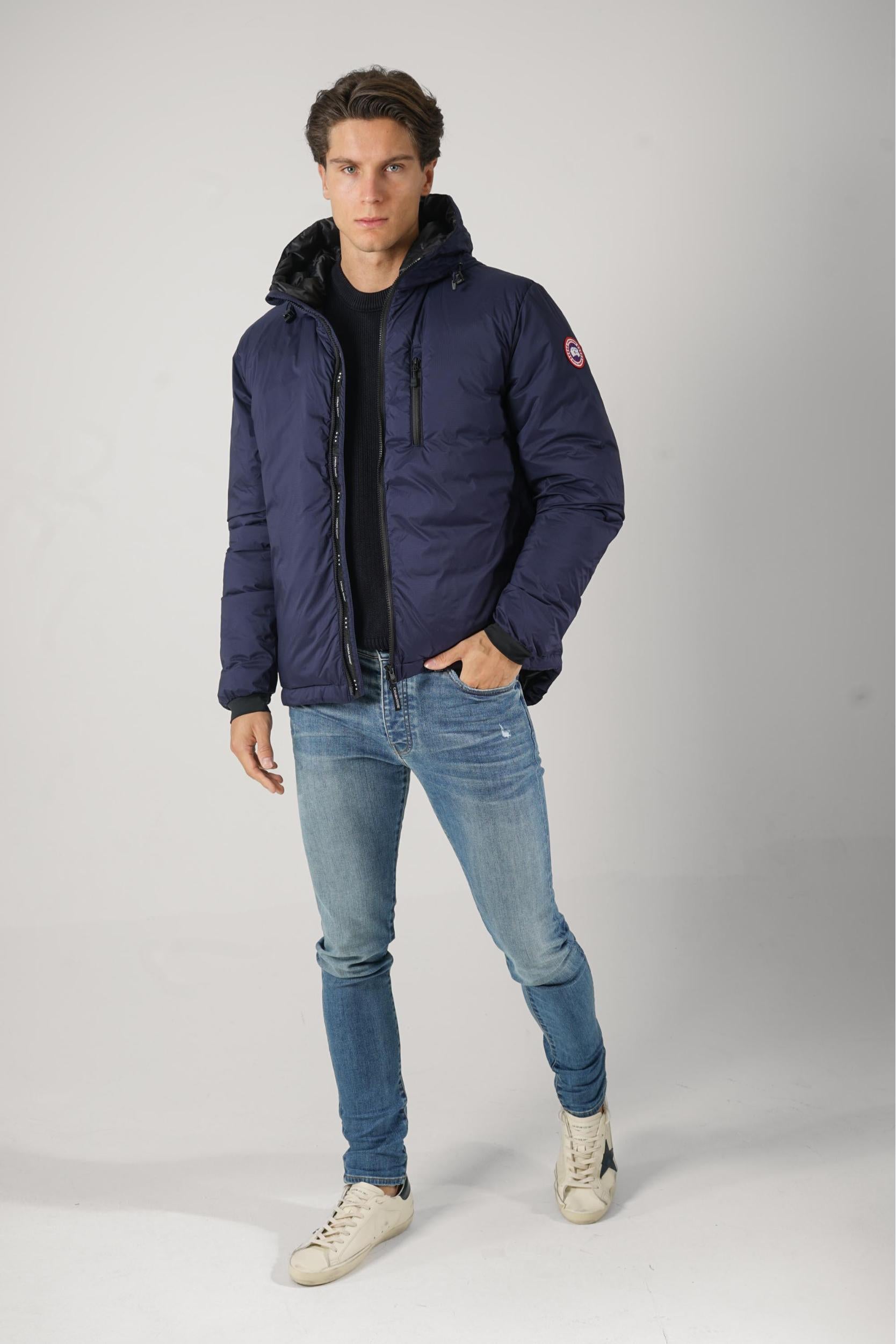 Canada Goose Lodge Hoody Jacket Atlantic Navy